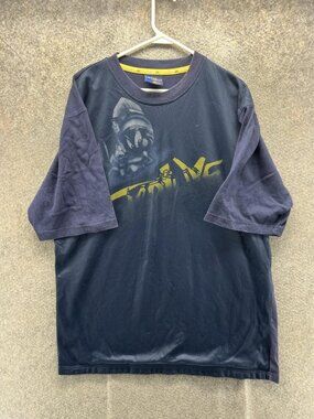 Vintage Looney Tunes Mavin Martian Shirt Mens XL Blue Streetwear Cartoon Lot 29